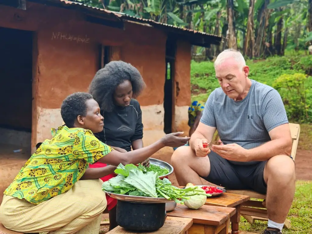 Sipi Local Cooking Experience with local family in Sipi Falls
