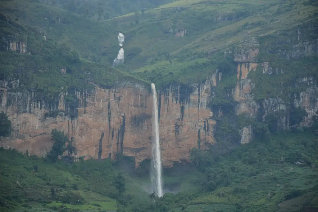 Benet Waterfalls along the Ndorobo Trail near Mount Elgon in eastern Uganda