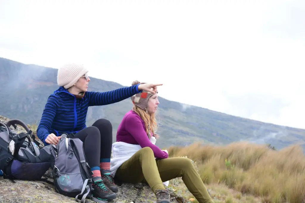 Trekking to Wagagai Peak on Mount Elgon summit hike
